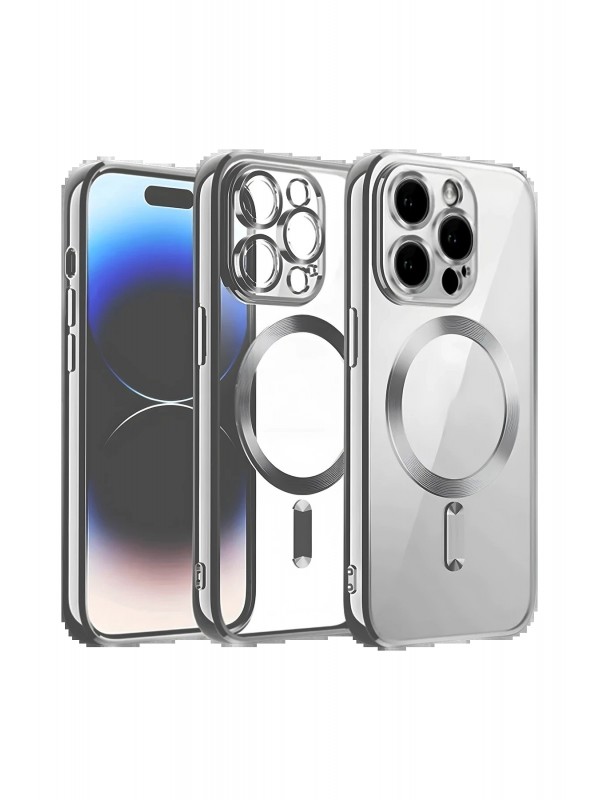 LRZ02 iPhone 12 Pro Kılıf Kross Magneticsafe Kapak - Titan Gri&hellip;