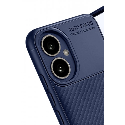 LRZ02 Honor 400 Kılıf Auto Focus Karbon Kapak - Lacivert