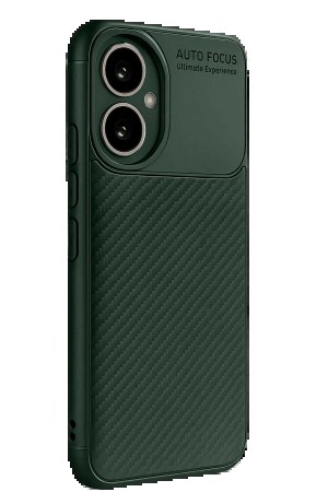 LRZ02 Honor 400 Kılıf Auto Focus Karbon Kapak - Koyu Yeşil&hellip;