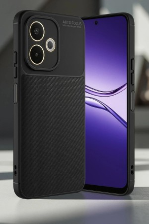 LRZ02 Oppo A5 Pro 4G Kılıf Auto Focus Karbon Kapak - Koyu Yeşil&hellip;