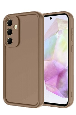 LRZ02 Samsung Galaxy A26 Kılıf Viera Silikon - Kahverengi&hellip;