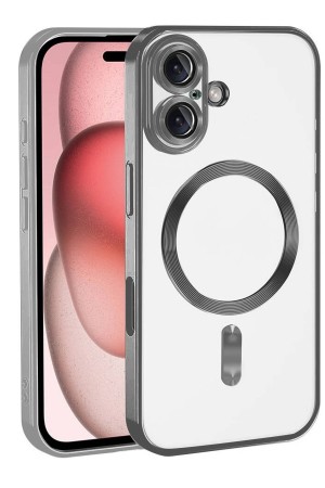 LRZ02 Apple iPhone 17 Kross Magneticsafe Kapak - Titan Gri&hellip;