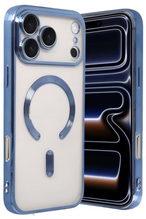 LRZ02 Apple iPhone 17 Pro Kross Magneticsafe Kapak - Sierra Blue&hellip;