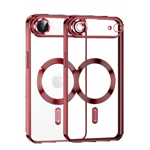 LRZ02 Apple iPhone 17 Air Kross Magneticsafe Kapak - Kırmızı