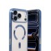 LRZ02 Apple iPhone 17 Pro Max Kross Magneticsafe Kapak - Sierra Blue