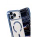 LRZ02 Apple iPhone 17 Pro Max Kross Magneticsafe Kapak - Sierra Blue