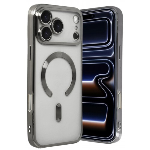 LRZ02 Apple iPhone 17 Pro Max Kross Magneticsafe Kapak - Titan Gri