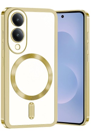 LRZ02 Samsung Galaxy S25 Edge Kross Magneticsafe Kapak - Gold&hellip;