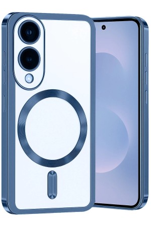 LRZ02 Samsung Galaxy S25 Edge Kross Magneticsafe Kapak - Sierra Blue&hellip;