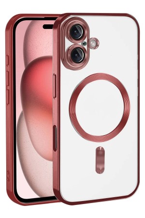 LRZ02 Apple iPhone 17 Kross Magneticsafe Kapak - Kırmızı&hellip;