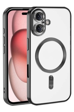 LRZ02 Apple iPhone 17 Kross Magneticsafe Kapak - Siyah&hellip;