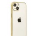 LRZ02 Apple iPhone 15 Lensli Silikon - Gold