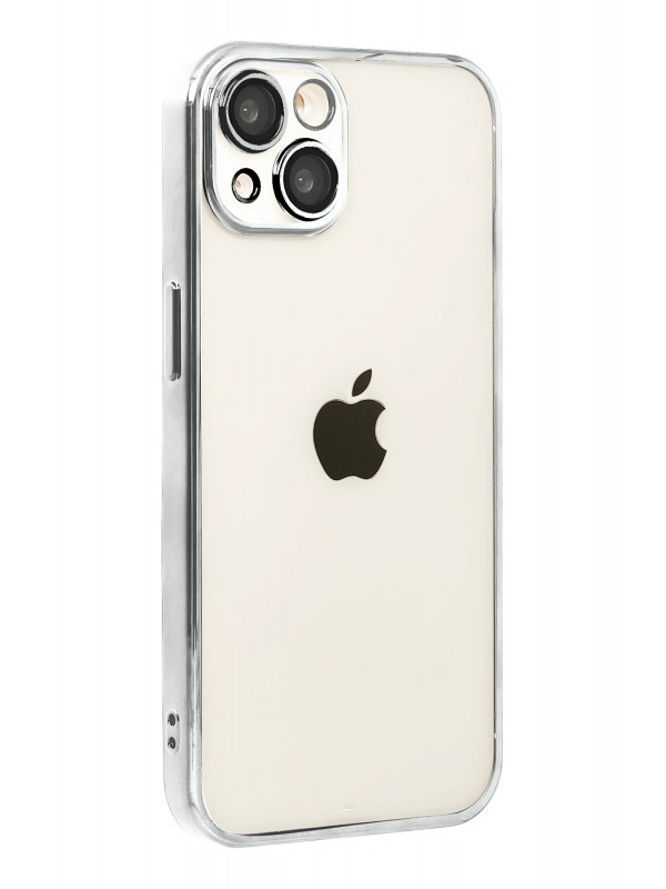 LRZ02 Apple iPhone 15 Lensli Silikon - Gümüş&hellip;