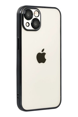 LRZ02 Apple iPhone 15 Lensli Silikon - Siyah&hellip;