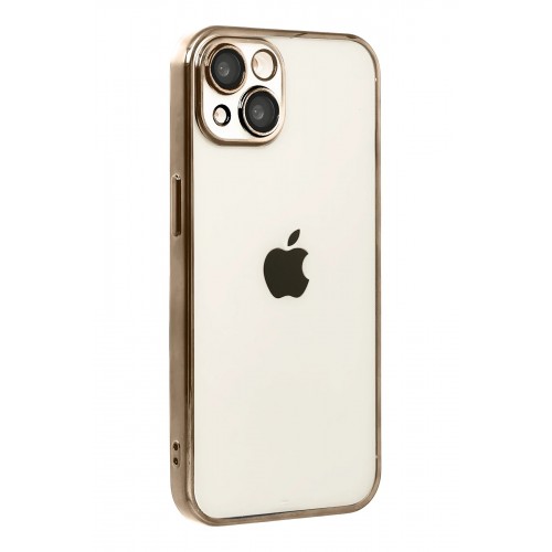 LRZ02 Apple iPhone 15 Lensli Silikon - Çöl Titanyum