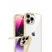 LRZ02 Apple iPhone 15 Pro Max Lensli Silikon - Gold