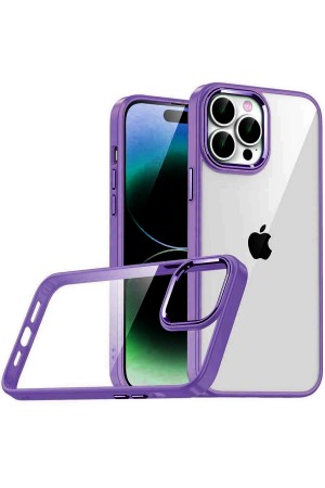 LRZ02 Apple iPhone 15 Pro Max Lensli Silikon - Mor&hellip;