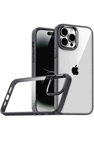 LRZ02 Apple iPhone 15 Pro Max Lensli Silikon - Siyah&hellip;