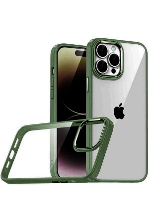 LRZ02 Apple iPhone 15 Pro Max Lensli Silikon - Yeşil&hellip;