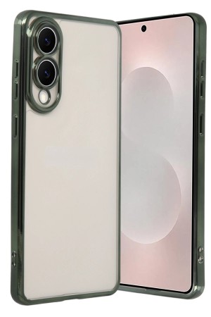 LRZ02 Samsung Galaxy S25 Edge Lensli Silikon - Yeşil&hellip;