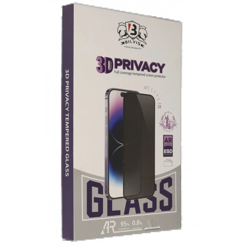 LRZ02 iPhone 17 Pro Bilvis 3D Hayalet Cam Ekran Koruyucu