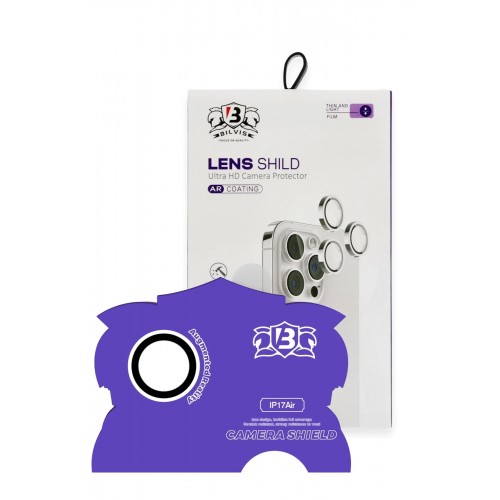 LRZ02 Apple iPhone 17 Air Bilvis Titan Kamera Lens - Gümüş