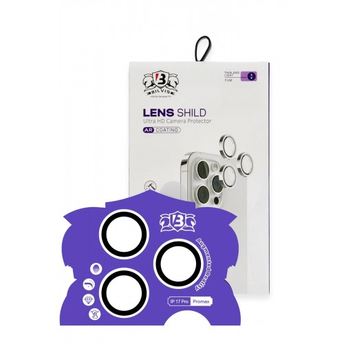 LRZ02 Apple iPhone 17 Pro Max Bilvis Titan Kamera Lens - Gümüş