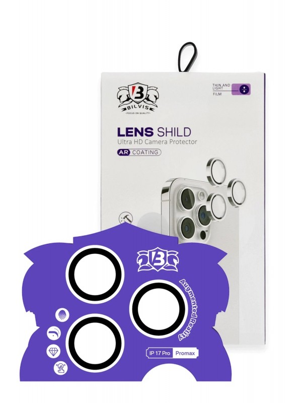 LRZ02 Apple iPhone 17 Pro Max Bilvis Titan Kamera Lens - Gümüş&hellip;