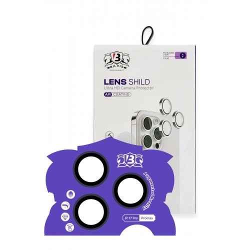 LRZ02 Apple iPhone 17 Pro Max Bilvis Titan Kamera Lens - Lacivert