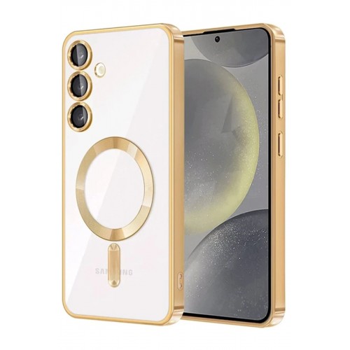 LRZ02 Samsung Galaxy A35 5G Kross Magneticsafe Kapak - Gold