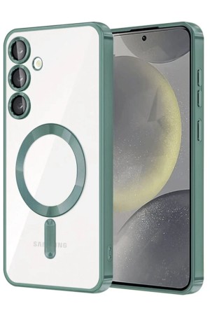 LRZ02 Samsung Galaxy A26 Kross Magneticsafe Kapak - Koyu Yeşil&hellip;