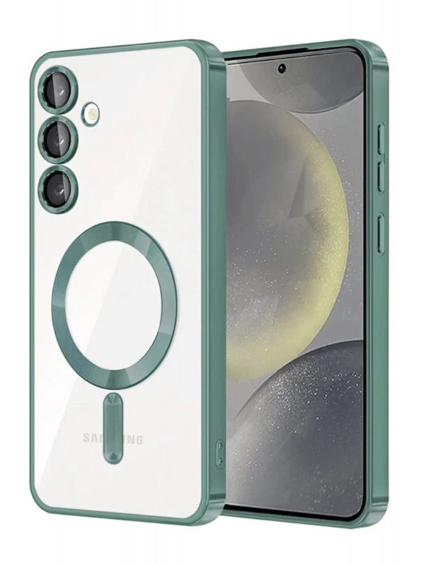 LRZ02 Samsung Galaxy A36 Kross Magneticsafe Kapak - Koyu Yeşil&hellip;