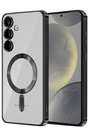 LRZ02 Samsung Galaxy A56 Kross Magneticsafe Kapak - Siyah&hellip;