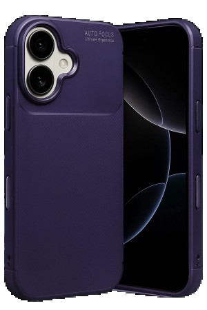 LRZ02 Apple iPhone 17 Auto Focus Karbon Kapak - Lacivert&hellip;