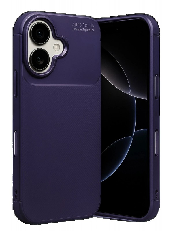 LRZ02 Apple iPhone 17 Auto Focus Karbon Kapak - Lacivert&hellip;