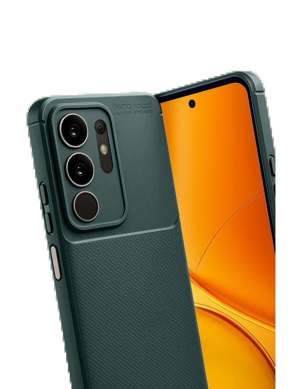 LRZ02 Vivo Y29S Auto Focus Karbon Kapak - Koyu Yeşil&hellip;