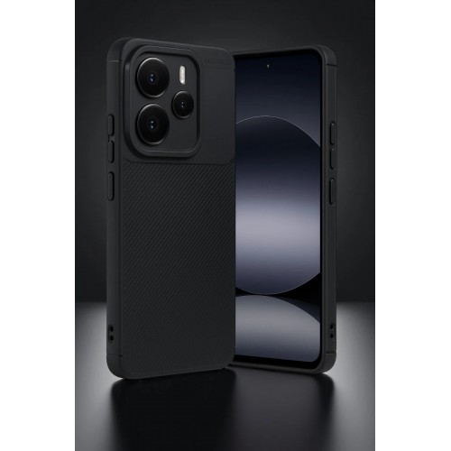 LRZ02 Xiaomi Note 14 5G Auto Focus Karbon Kapak - Siyah