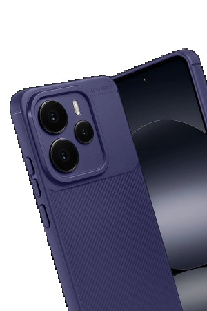 LRZ02 Xiaomi Note 14 5G Auto Focus Karbon Kapak - Lacivert&hellip;