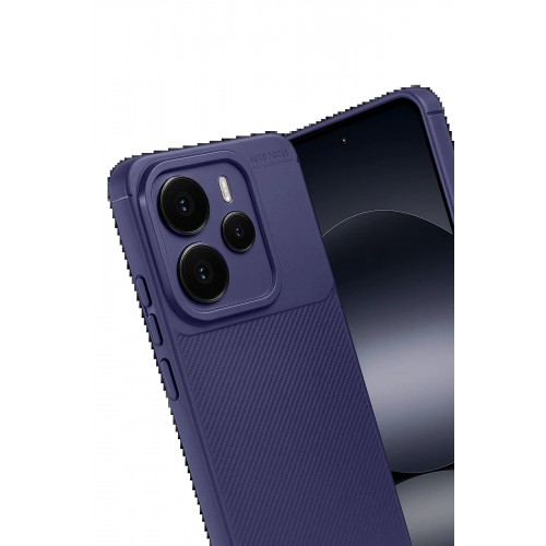 LRZ02 Xiaomi Note 14 5G Auto Focus Karbon Kapak - Lacivert