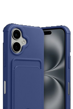 LRZ02 Apple iPhone 17 Kelvin Kartvizitli Silikon - Lacivert&hellip;