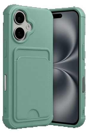 LRZ02 Apple iPhone 17 Kelvin Kartvizitli Silikon - Açık Yeşil&hellip;