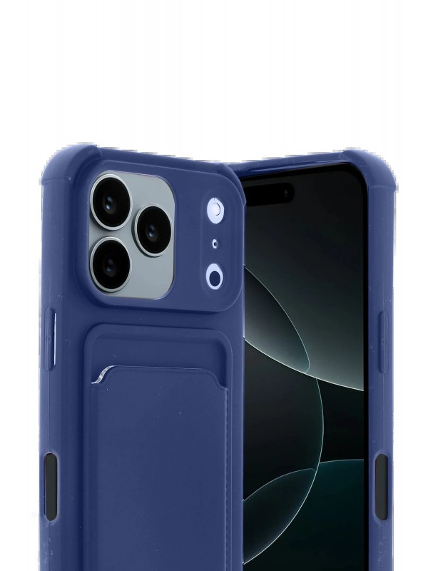 LRZ02 Apple iPhone 17 Pro Kelvin Kartvizitli Silikon - Lacivert&hellip;