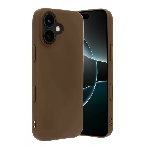 LRZ02 Apple iPhone 17 First Silikon - Kahverengi