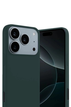 LRZ02 Apple iPhone 17 Pro First Silikon - Koyu Yeşil&hellip;