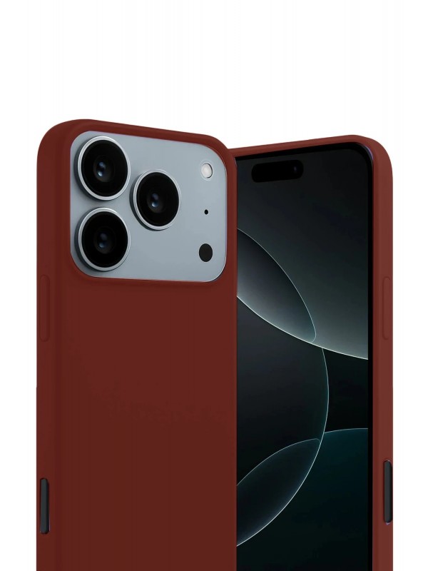 LRZ02 Apple iPhone 17 Pro First Silikon - Bordo&hellip;