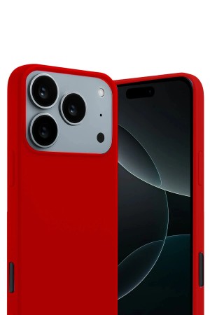 LRZ02 Apple iPhone 17 Pro Max First Silikon - Kırmızı&hellip;