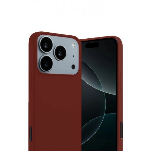LRZ02 Apple iPhone 17 Pro Max First Silikon - Bordo