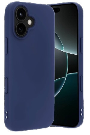 LRZ02 Apple iPhone 17 Nano içi Kadife Silikon - Lacivert&hellip;