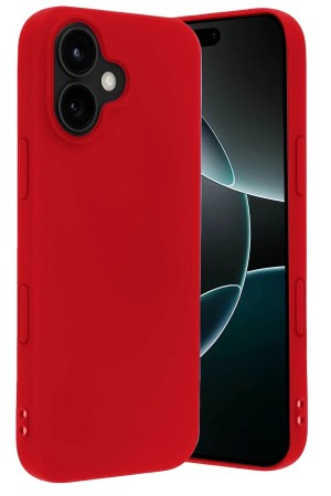 LRZ02 Apple iPhone 17 Nano içi Kadife Silikon - Kırmızı&hellip;