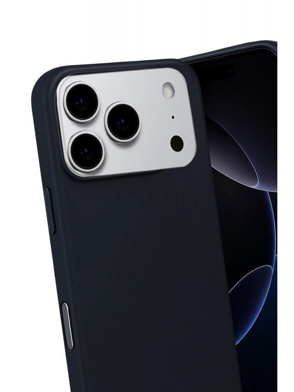 LRZ02 Apple iPhone 17 Pro Nano içi Kadife Silikon - Siyah&hellip;